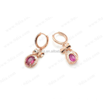 New Model Earrings 14K Rose Gold Earring Wholesale